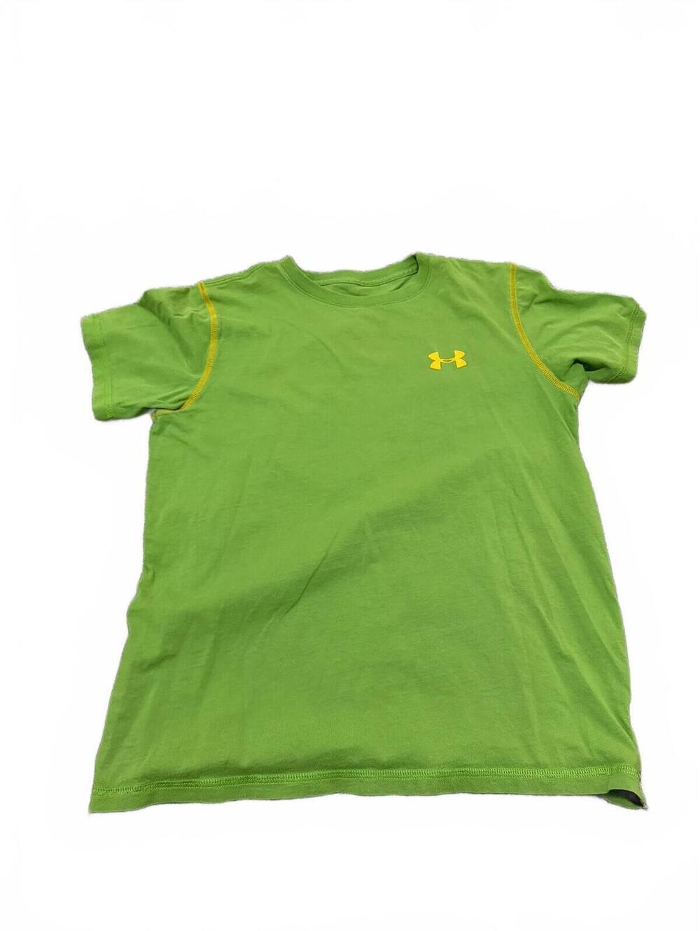 Under Armour Boys Green Loose Fit T-Shirt Large